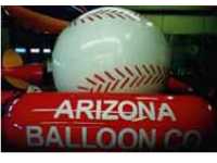 Baseball helium balloon